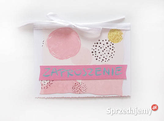 pastelowe zaproszenia boho zaproszenie na różne Biuro Szczecin sprzedam