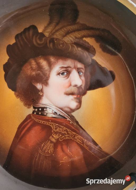 Patera z portretem wg Rembrandta Bawo Dotter Kraków