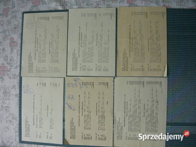 Specyfikacje abonamentowe sprzedam