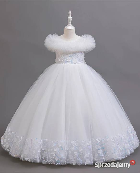 Eleganckie sukienki dziewczynek 110160 Wesele Tarnów