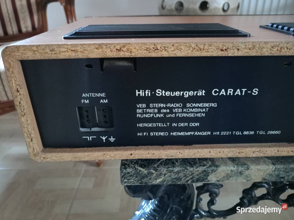 Zabytkowe Radio RFT Carats Hi Fi Vintage DDR