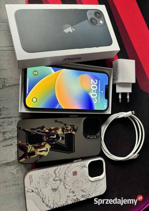 iPhone 13 128GB Midnight Stan Zestaw 2 Etui Bielsko-Biała sprzedam