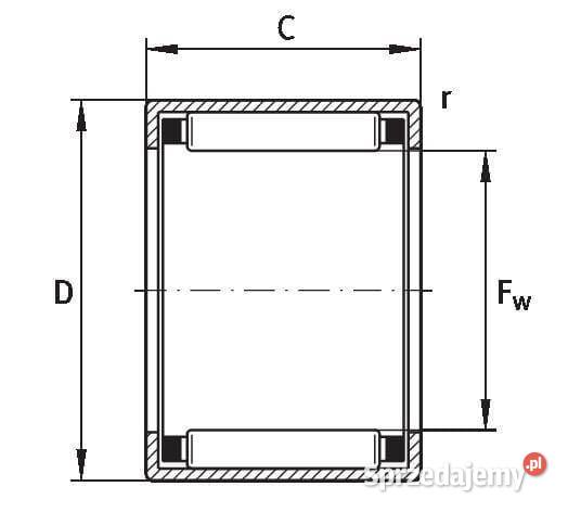 Łożysko igiełkowe SKF HK 5025 7500HK5025 Kamionna sprzedam