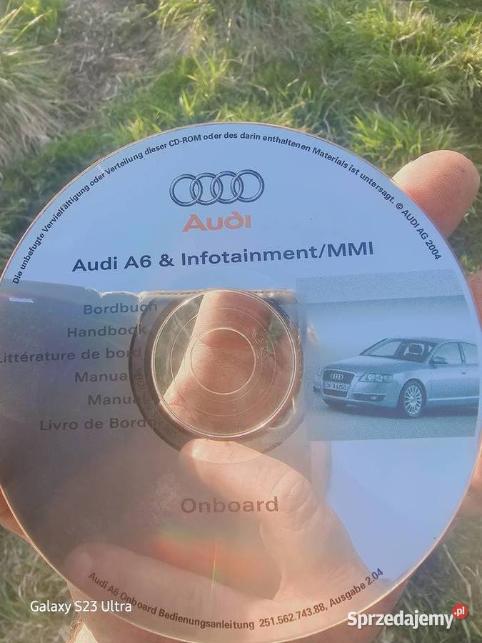 Płyta Audi A6 Infotainment MMI Bordbuch CD Olsztyn