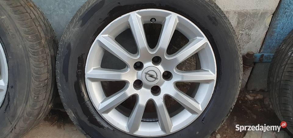 Koła Opel 16 5x110 ET37 z oponami letnimi Mętów
