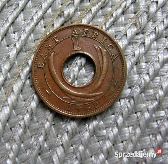 Brytyjska Afryka Wschodnia 1 Cent 1962r Kalisz