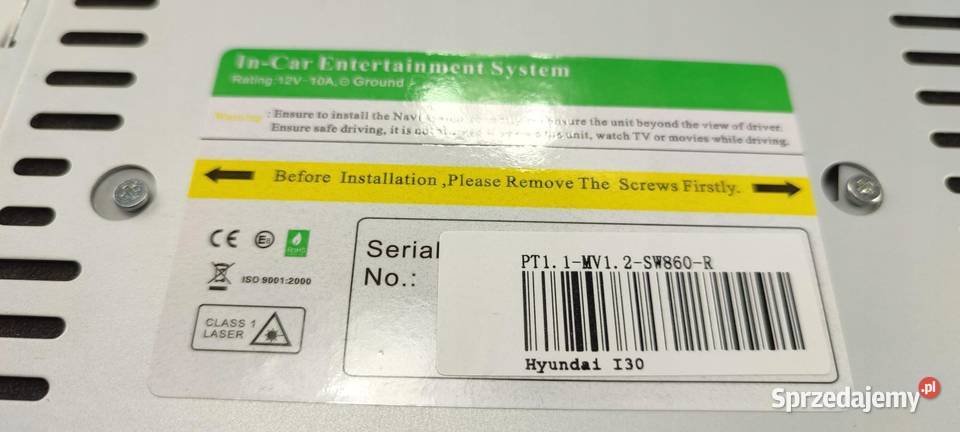 RADIO 2 DIN USB AUX NAVI GPS MODEM HYUNDAI i30