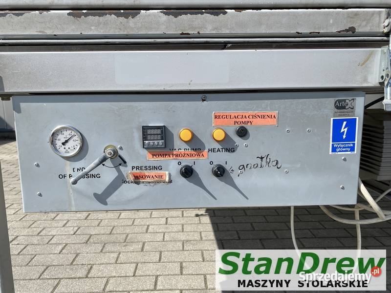 Prasa próżniowa membranowa ARTEX VPS 300 Produkcja pomorskie Mojusz