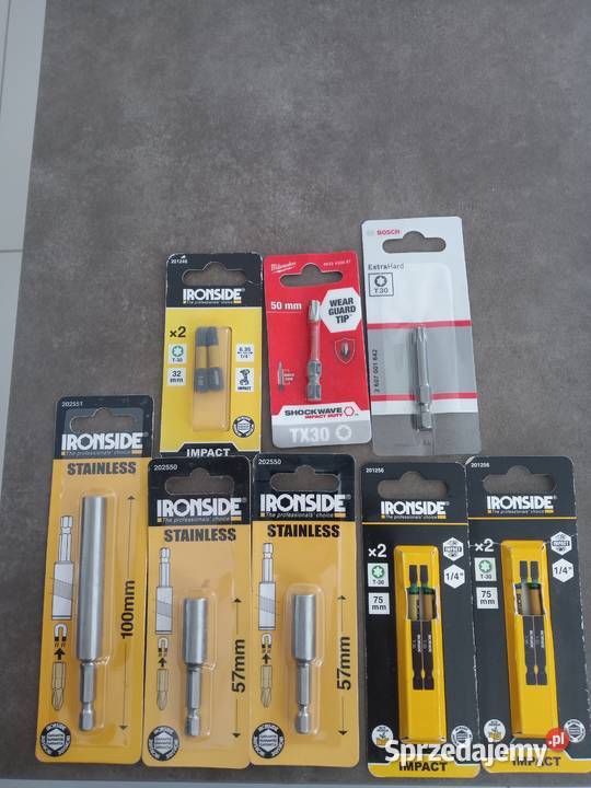 Torkx końcówki do wkrętarki Osprzęt do elektronarzędzi świętokrzyskie sprzedam