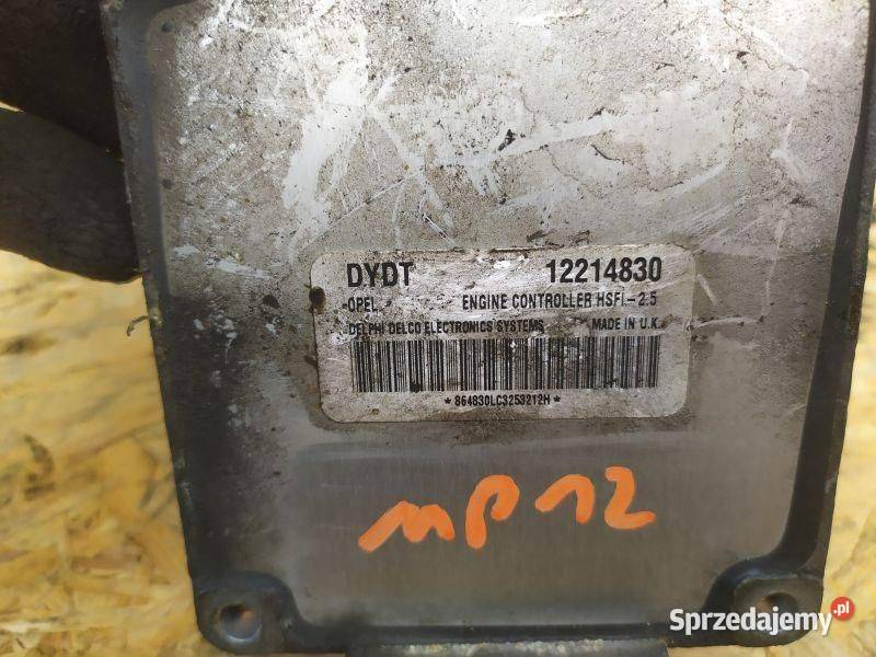 STEROWNIK SILNIKA KOMPUTER OPEL 12214830 DYDT Gliwice