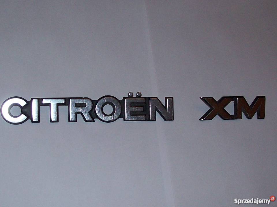Citroen XM znaczek napis metalowy Tuning pomorskie