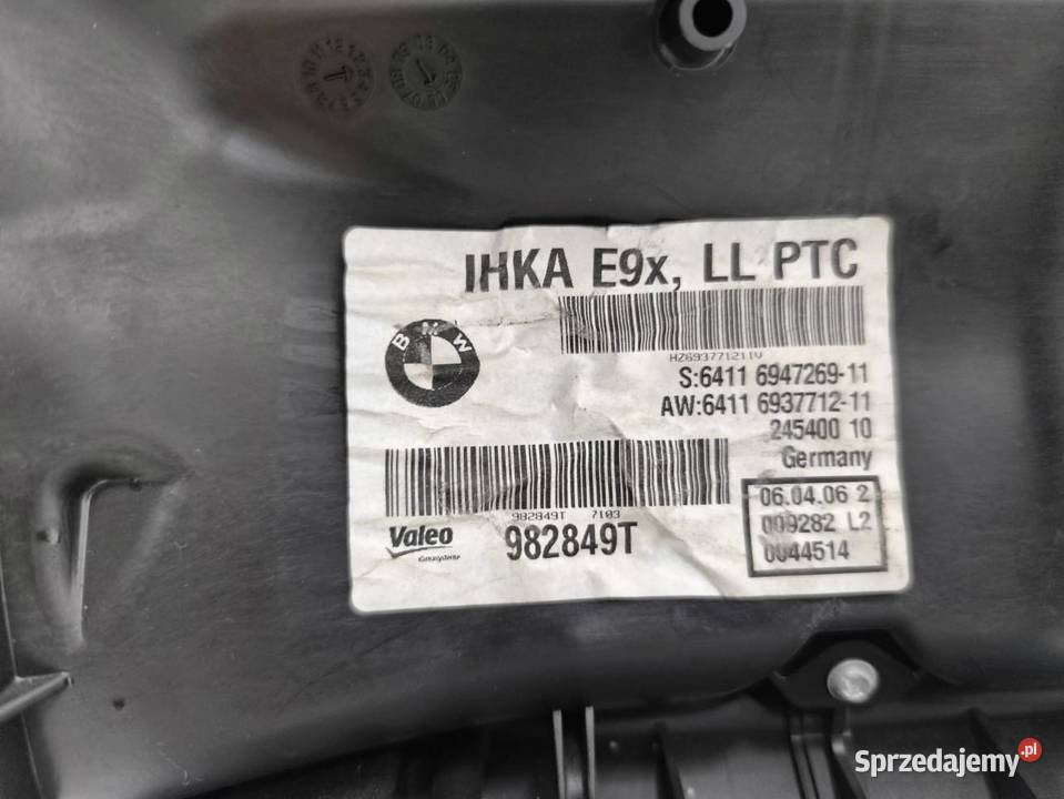 NAGRZEWNICA KOMPLETNA BMW E90 E91 983360Z sprzedam