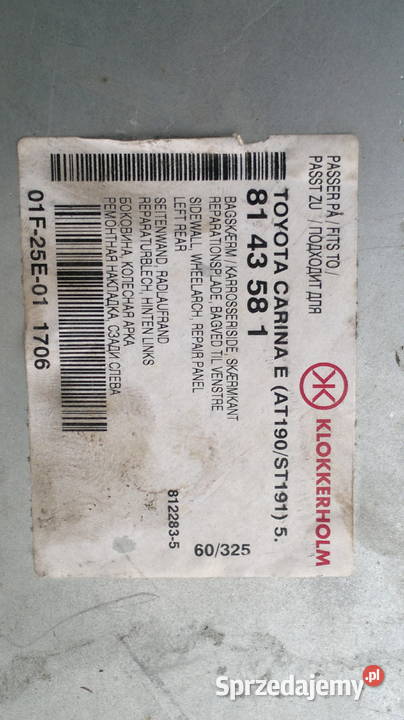 reperaturki tył toyota carina E Brześć Kujawski