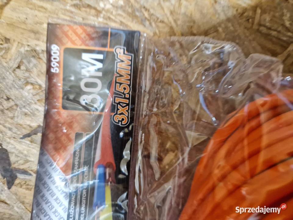 PRZEDŁUŻACZ ELEKTRYCZNY BLACK 30M 3X15MM IP20 Głogowa