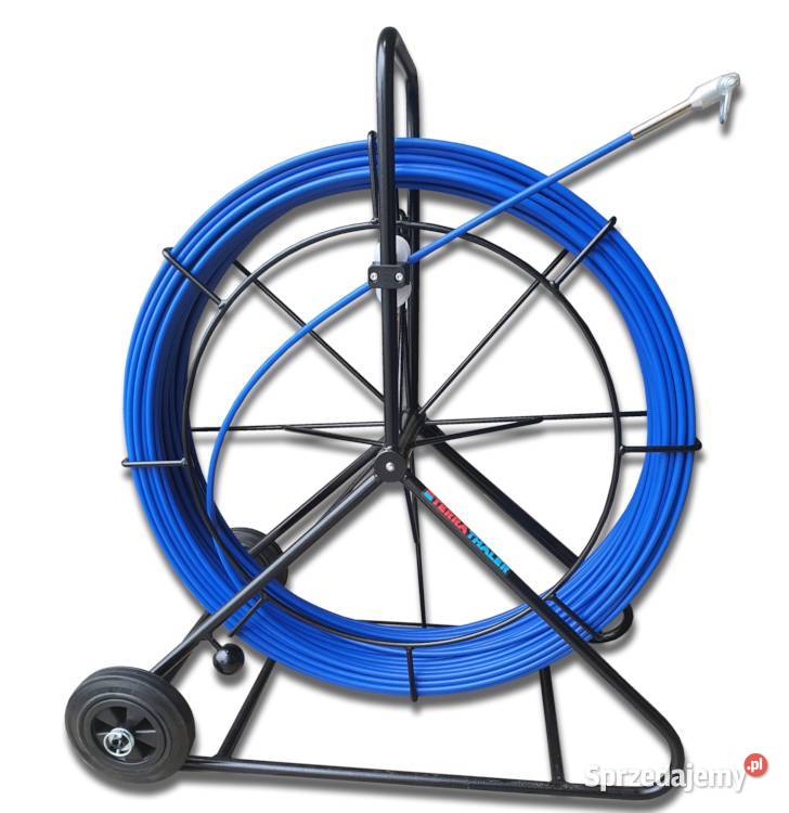 Włókno do wciągania kabli 150m 11m na stojaku Lubin