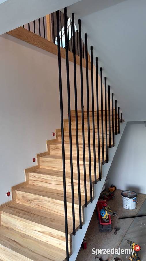 Schody drewniane trepy DĘBOWE JESIONOWE