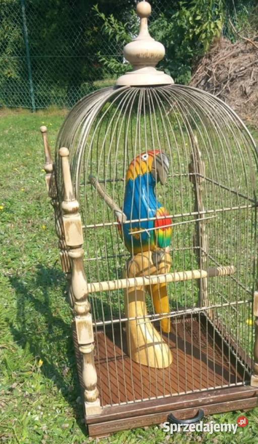 Unikalna Dekoracja OgrodowaDomowa Klatka Vintage Wąbrzeźno