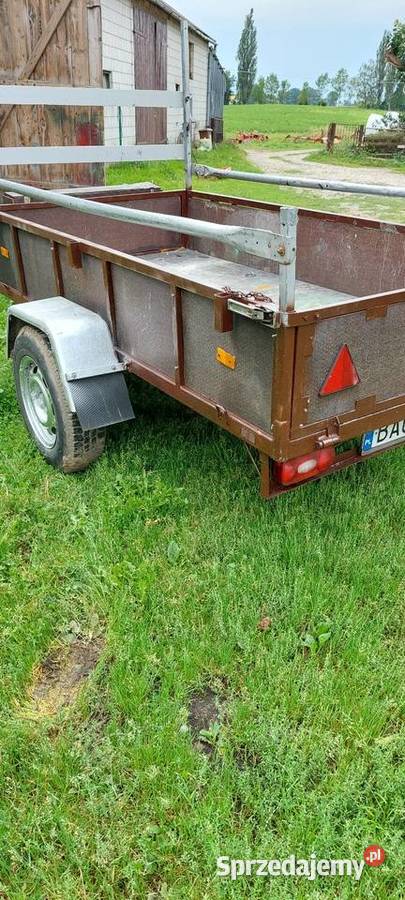 Przyczepka samochodowa SAM zarejestrowana podlaskie Augustów