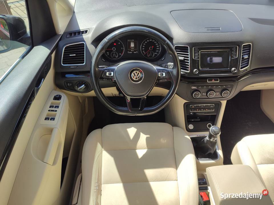 VW Sharan II 20 TDI 150 4Motion Salon Polska 7 Rok produkcji 2016 wielkopolskie Turek