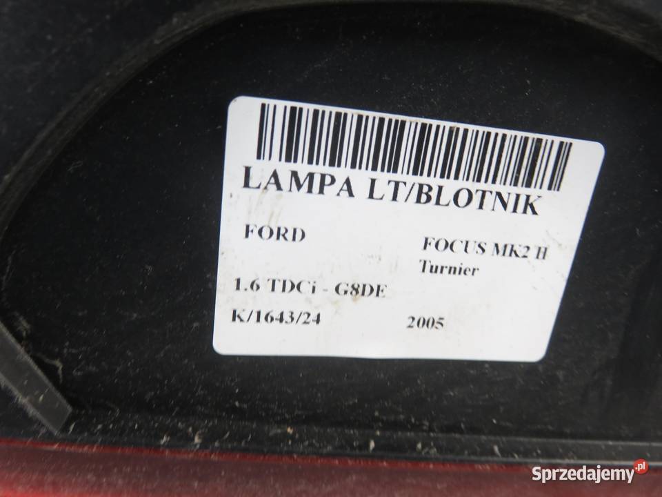 LAMPA LEWA TYLNA FORD FOCUS MK2 II Turnier Lampy tylne