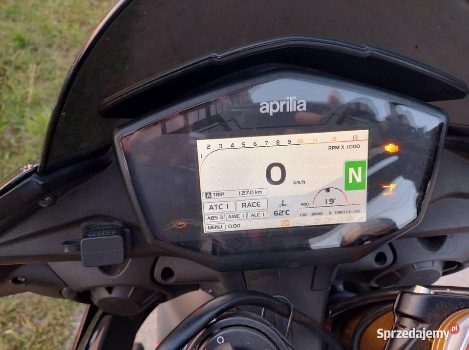 Aprilia Tuono v4 1100rr 2017 zamiana na nakeda Rok produkcji 2017 Aprilia Otwock