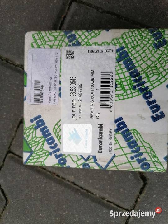 Łożysko euroricambi 60x110x38 VOLVO Masłów Drugi