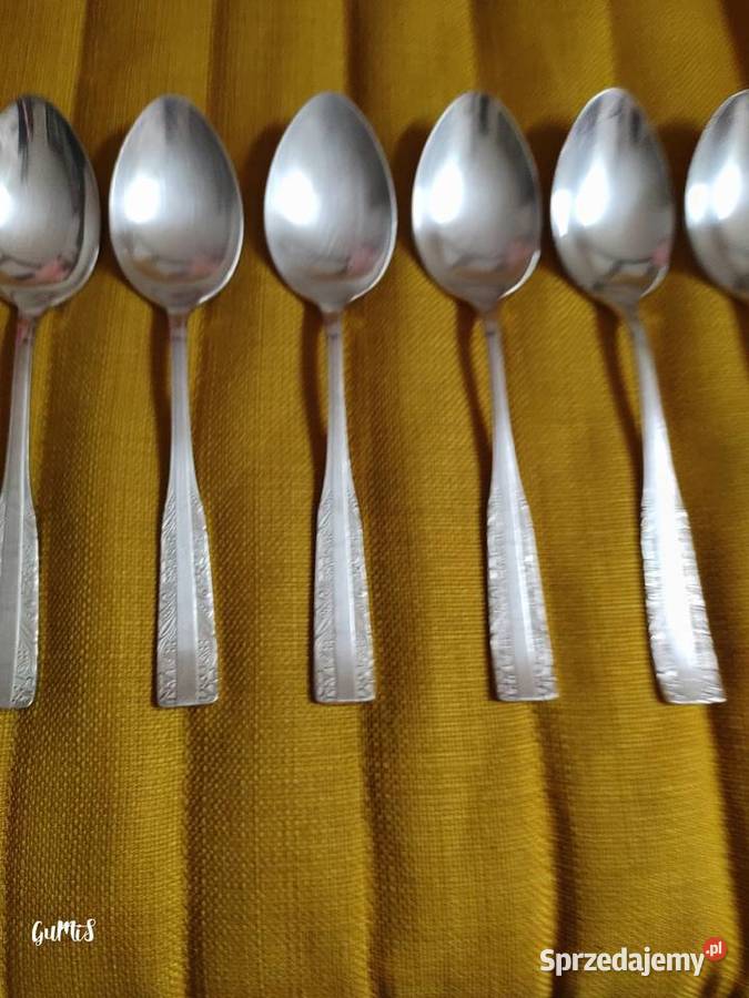 Hefra sztućce paterowane PRL małopolskie Kraków