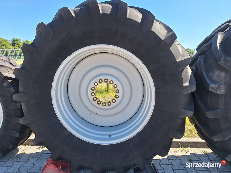 Komplet opon traktora Trelleborg możliwość 1cale Do maszyn budowlanych Krzykosy sprzedam