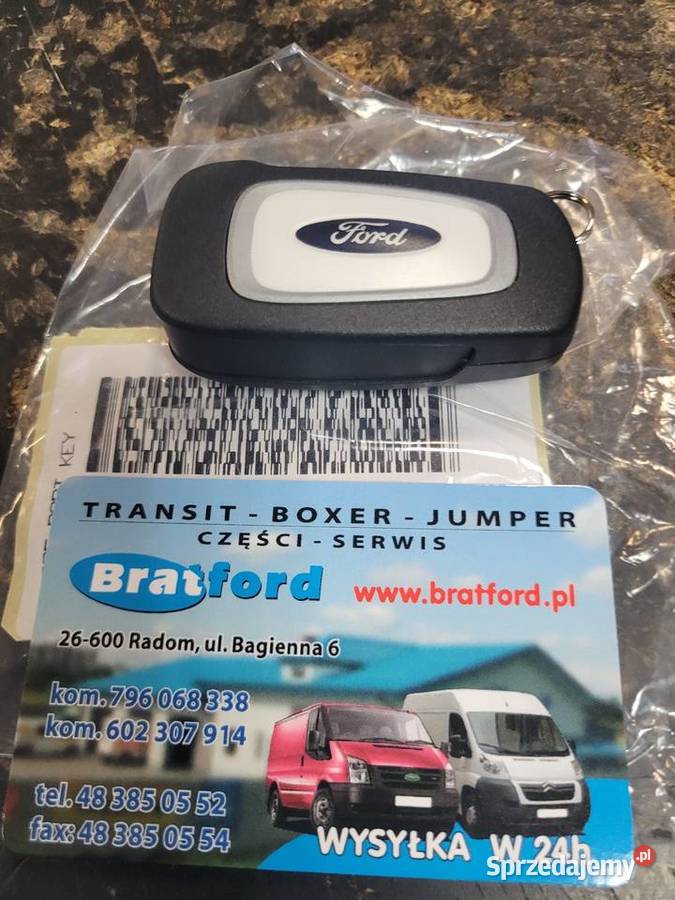 Klucz Ford Ka 9S513762BA1 CS513762BA1 1838432 Radom
