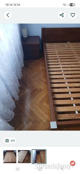 Łóżko sypialniane 14x200 stan Zgorzelec