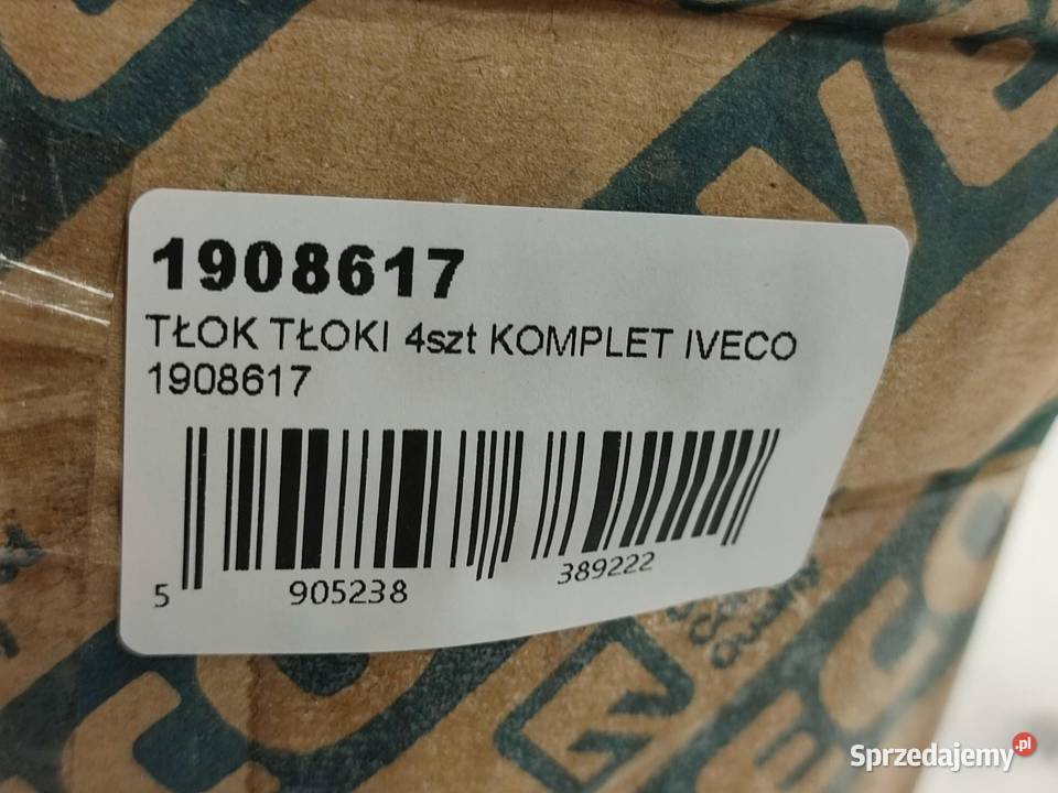 TŁOK 4 KOMPLET IVECO DAILY I 25 1999 1908617 Poduszki powietrzne sprzedam