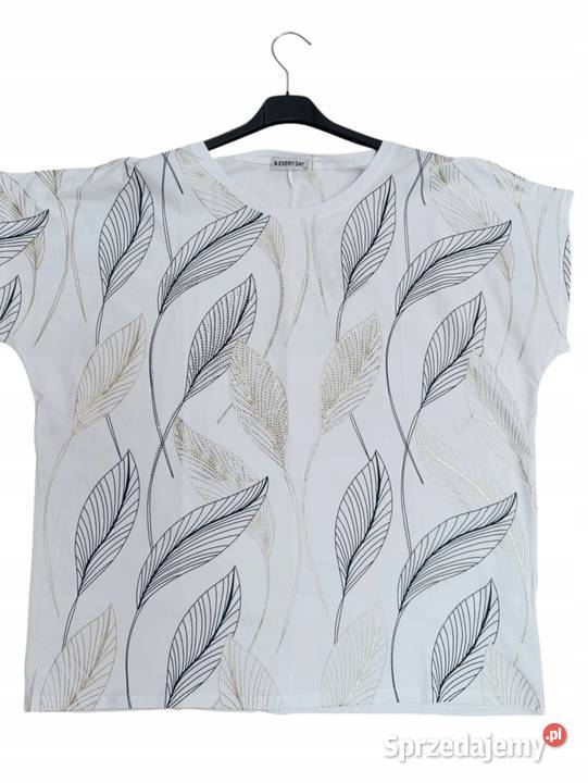 Luksusowa bluzka damska Cekiny koronki kamienie łódzkie