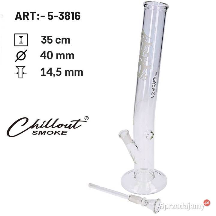 Bongo Szklane Chillout Smoke Wysokość 36 Fajka śląskie Ostrowy nad Okszą
