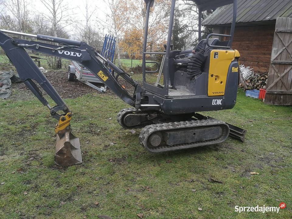 Volvo EC18C koparka minikoparka Augustów sprzedam
