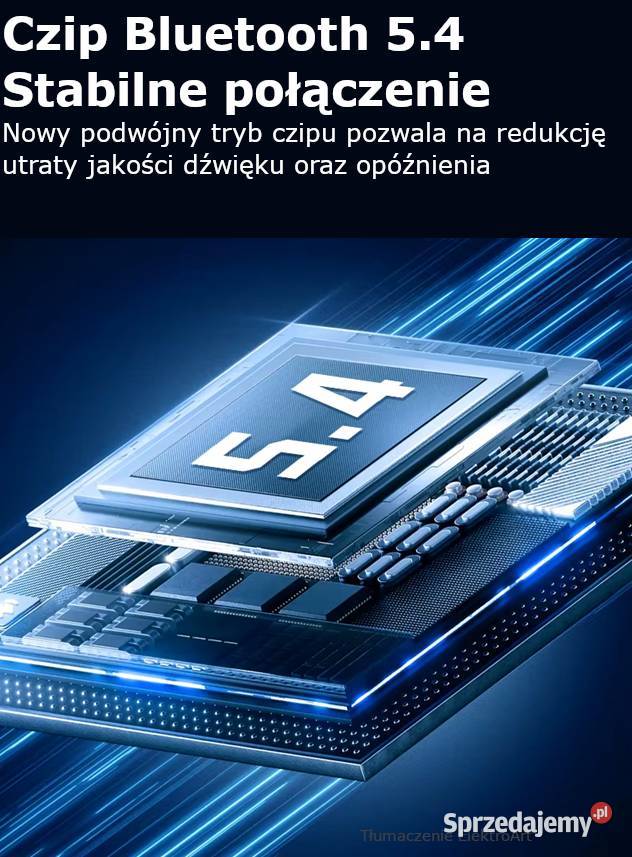 Wodoodporne bezprzewodowe słuchawki XT53 do gier Rybnik