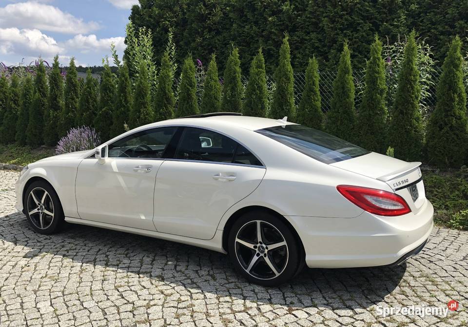 Mercedes CLS 500550 4matic AMG pakiet biała bluetooth Legnica