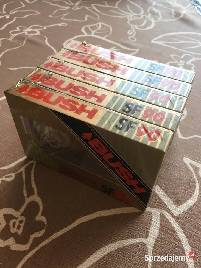 Kasety magnetofonowe nowe Bush 5 sztuk Sępólno Krajeńskie