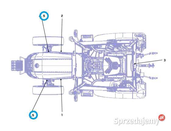 Naklejka emblemat LS MT335 TRG980 LS Tractor Tajęcina