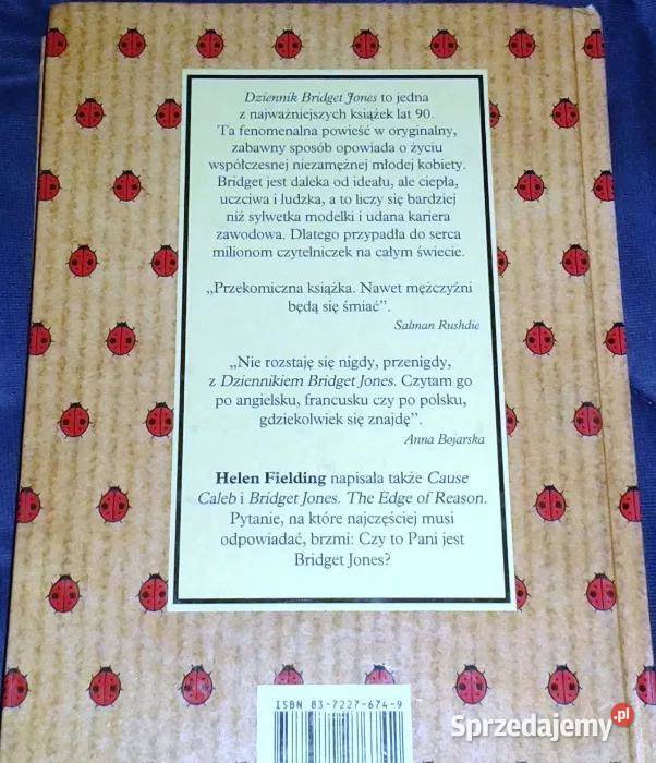 Dziennik Bridget Jones Helen Fielding Rok wydania 2000 lubelskie Chełm