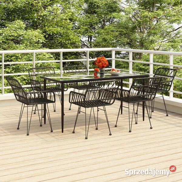 vidaXL 7częściowy zestaw mebli ogrodowych Zestawy mebli ogrodowych Warszawa