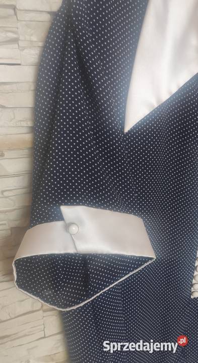 Granatowa w groszki Gdańsk