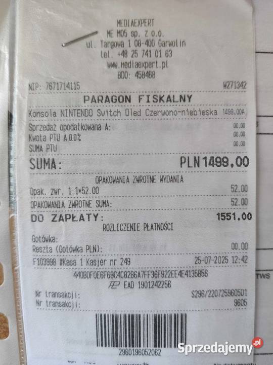 Nintendo Switch OLED dolnośląskie