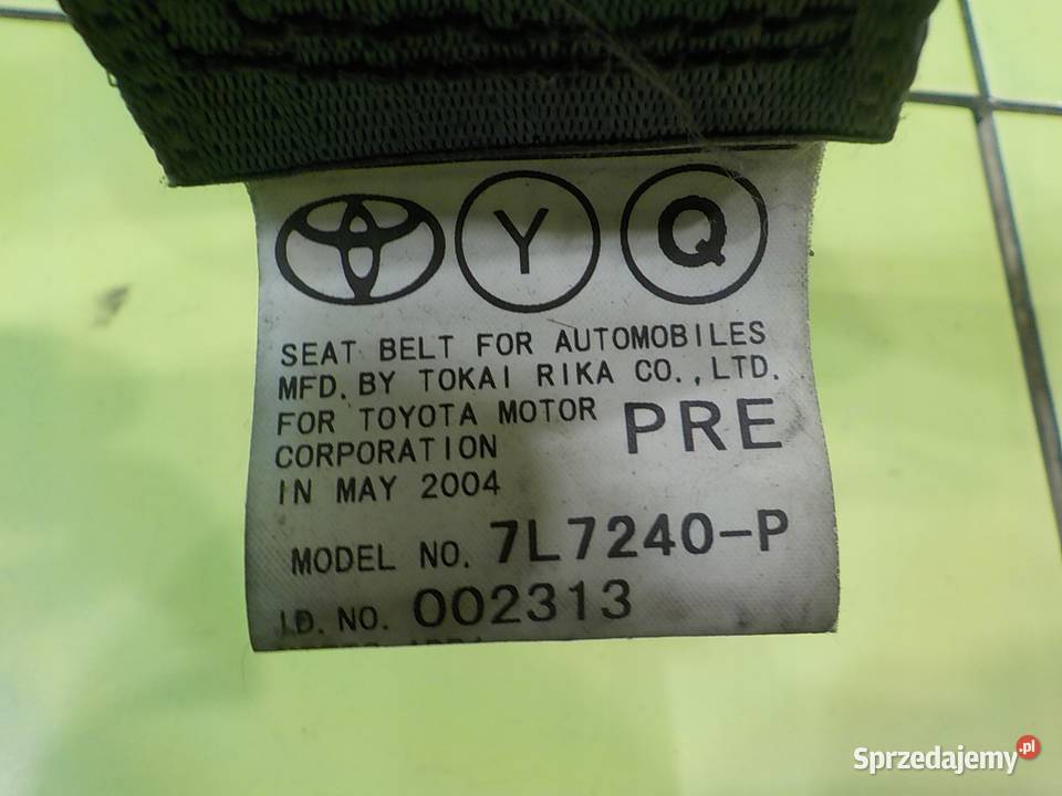 TOYOTA PRIUS II 15 VVTI 04r HB 5D pas Suków