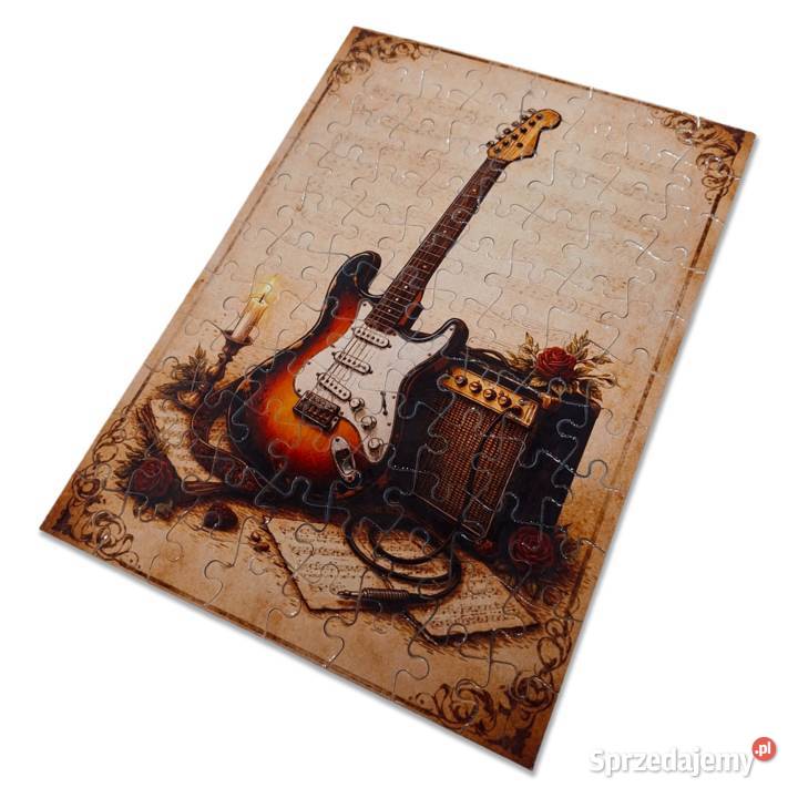 Puzzle Skrzypce Retro 88 el A4 27x195 Do Dębna sprzedam