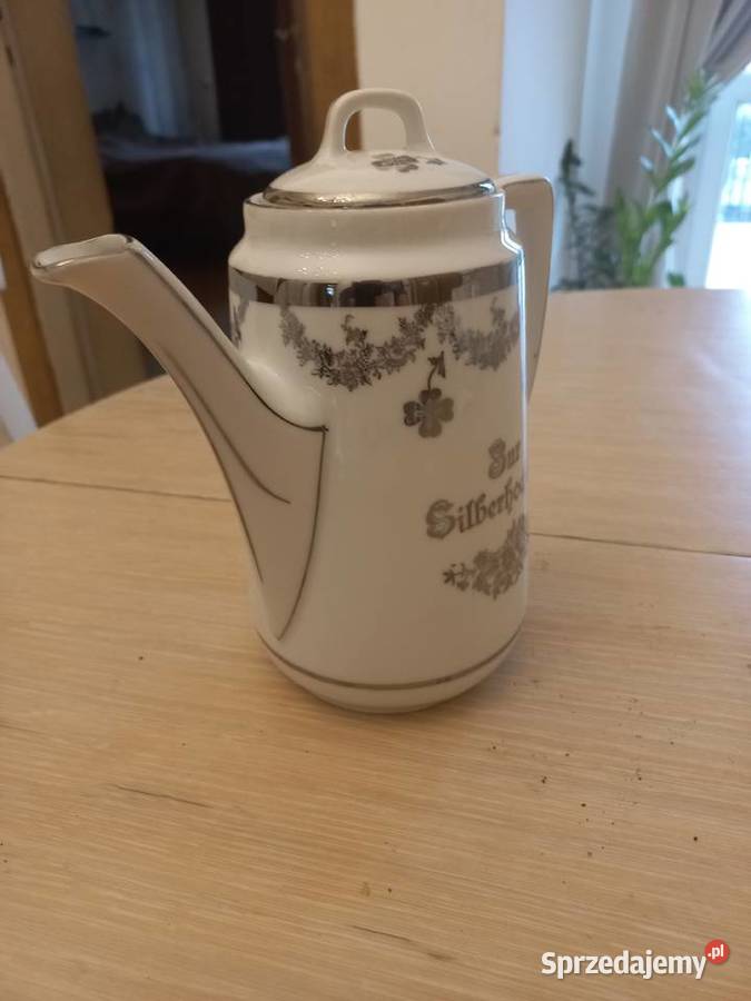 dzbanuszek bur silberhochzeit czyli srebrny ślub Porcelana i szkło Piastów