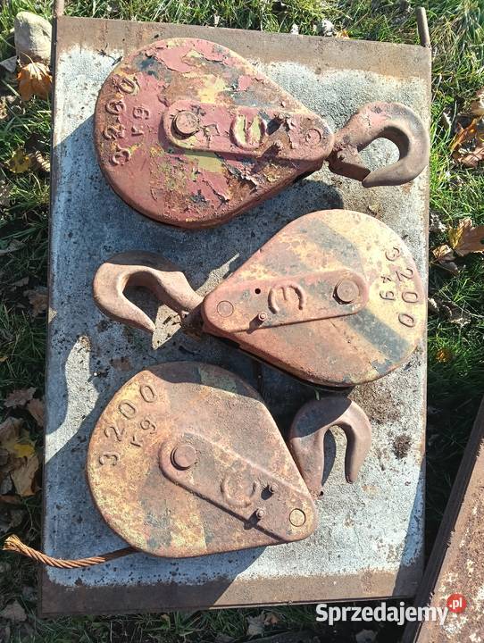 3 zblocza linowe BALKANCAR 32t Kotlin