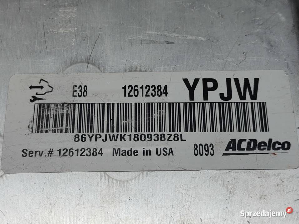 Sterownik Komputer Silnika Chevrolet Corvette C6 osobowe Pleszew sprzedam