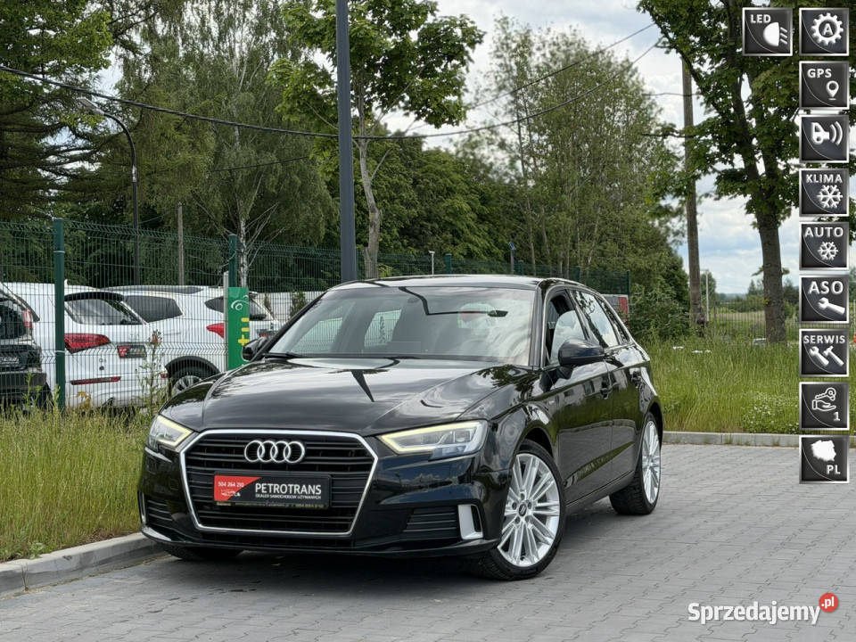 Audi A3 Sportback 20 TDI 150 LED SLINE Automat światła przeciwmgielne Mrągowo