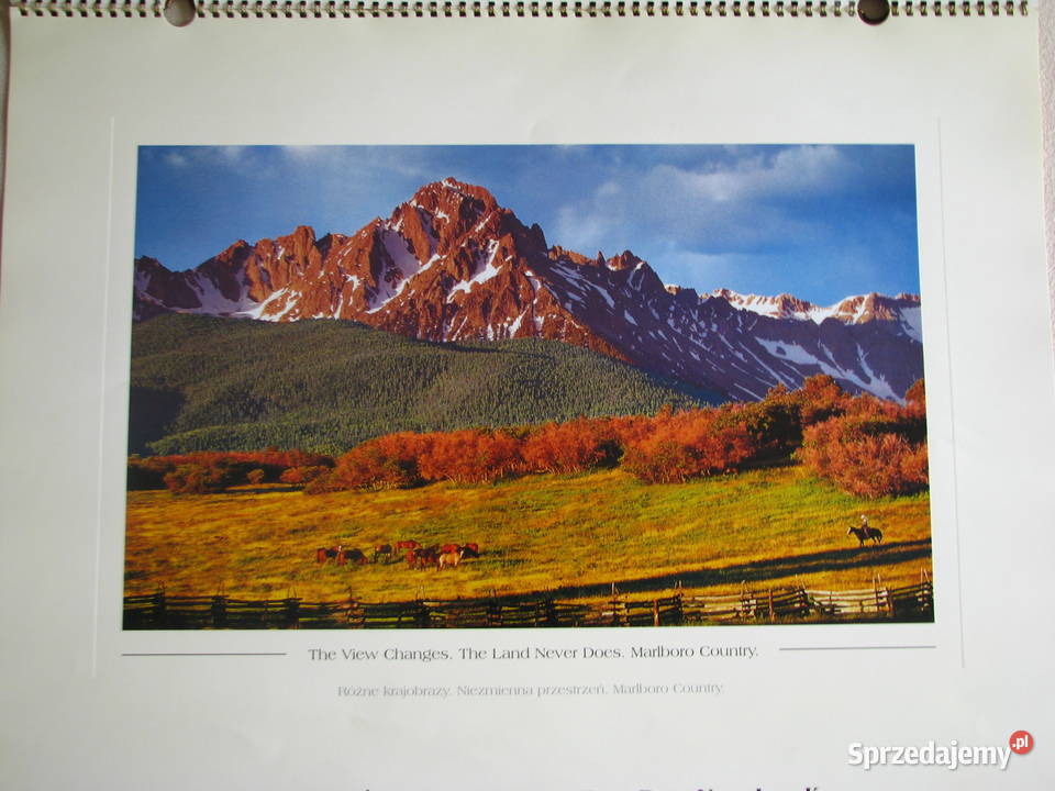 Kalendarz Marlboro Country 2001 r sprzedam