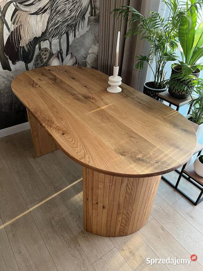 Stół do jadalni drewniany dębowy 82cm podkarpackie Łańcut